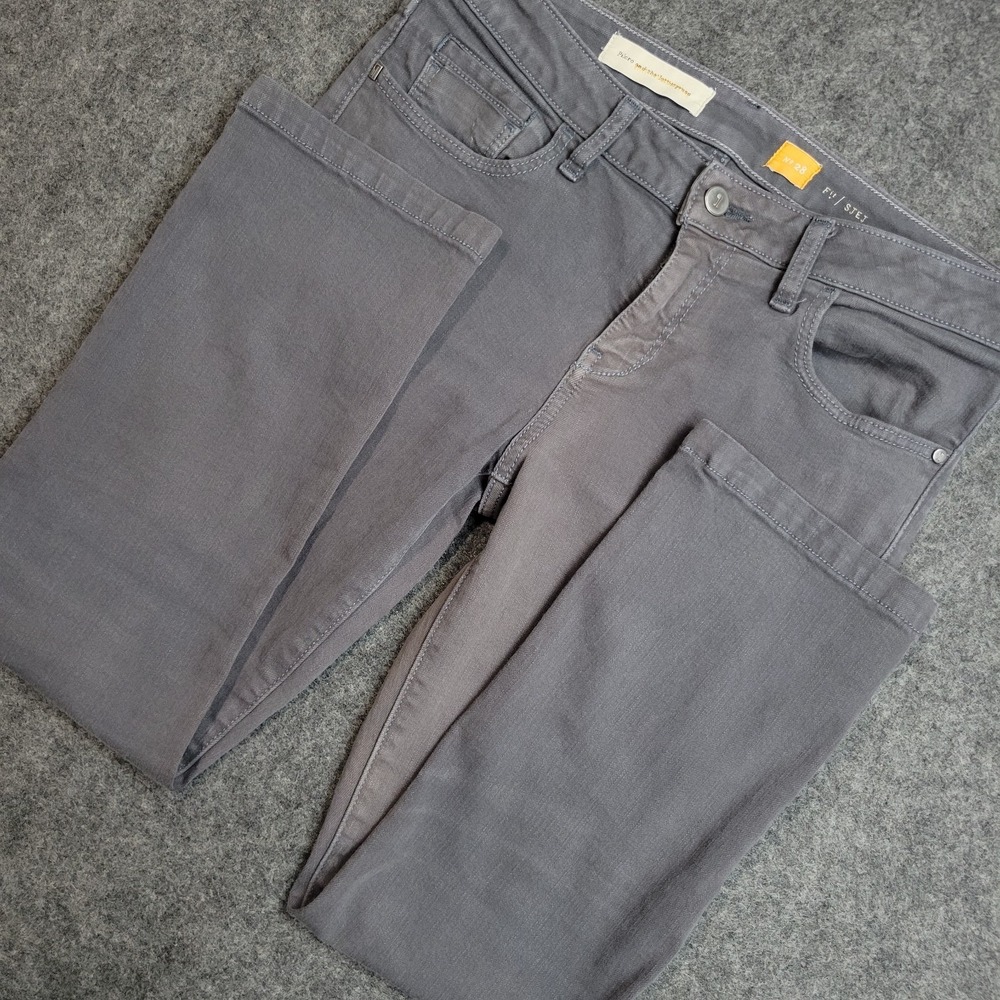 Pilcro and The Letterpress‎ Jeans Womens 28 Gray Denim Y2K Boho Preppy Everyday